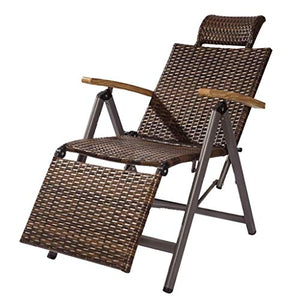 Hfyg Lettino Prendisole Sedia Zero Gravity, poltrone reclinabili, Sedia da Giardino, Sedia per Pausa Pranzo, Poltrona da Sole Regolabile Chaise Longue (Color : Chair)