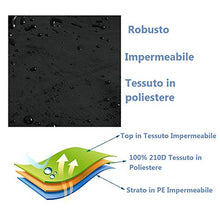 tropicalboy Copertura per Sedia a Sdraio Protezione per Tutte Le Stagioni Oxford Quality Impermeabile e Resistente ai Raggi UV (1, Nero)