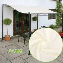 Ombrellone da Giardino 300D Poliestere Impermeabile Quadrato rettangolo Ombra Vela d'escursione di Campeggio Yard Vela Tenda Giardino terrazza Canopy Nuoto Parasole (Colore : 3mx2.6m)