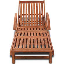 Tidyard Lettini da Giardino, Lettino Prendisole in Legno Massello di Acacia 200x68x83 cm
