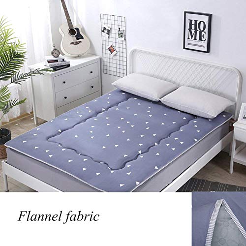 DGYAXIN - Coprimaterasso in Flanella Spessa, per futon Tatami e futon, in Velluto Spesso, 150 x 200 cm, K, 180x200cm(71x79inch)