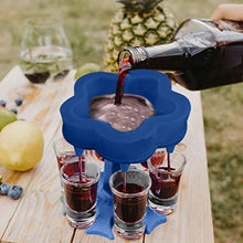 MariJEE - Dispenser e porta bevande con supporto, riempire più bicchieri di vino o bevande rapidamente, essenziale per riunioni familiari e feste al bar.