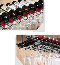 DJSMjbj Retro parete vino rack metallo ferro mensola in bar LOFT soffitto appeso a parete bicchieri di vino champagne bicchieri di staminali rack vino stoccaggio (colore : B, dimensioni: 80 x 30 cm)