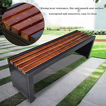 Panchina da giardino panchina da giardino panchina da giardino, poltrona da salotto in metallo in legno massello con terrazza centro commerciale 2-3 posti, sedia da portico da cortile resistente agl