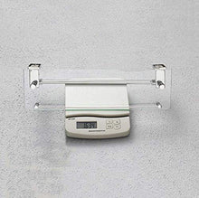 NHLBD HAIHAI Porta Asciugamani/Mensola di Vetro monostrato Bagno Trucco Rack a Parete in Acciaio Inox Bagno Mensola Doccia in Camera Shelf 47 Centimetri