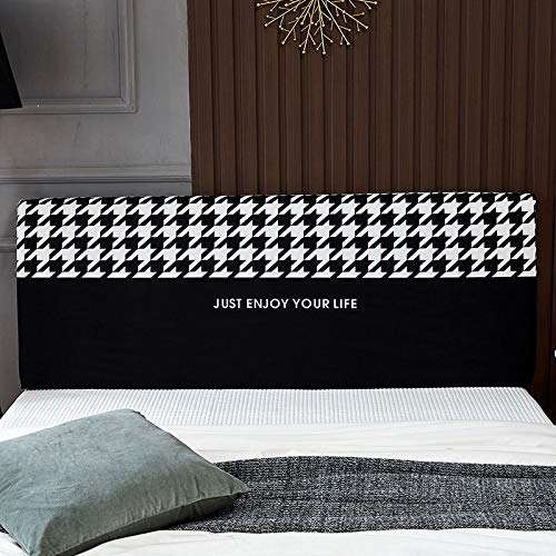 OOFAYWFD Copri/Fodera/Copertura Testata Letto Matrimoniale Elastica,Copritestata Letto Premium all-Inclusive Fodera Cotone Protezione Cover Decorazioni Camera da Letto (Color : B, Size : 190-210CM)