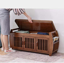 YANG Stoccaggio Petto Shoe Rack Cambio di Scarpe da banco da Letto in Legno poggiapiedi Imbottito Guardaroba Dressing Table Sgabello Ottomana (Size : 72cm)