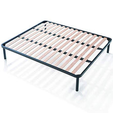 Evergreenweb - Kit Rete e Materasso Matrimoniale 160x190 Alto 20cm con COPPIA CUSCINI Memory INCLUSI Set Letto Materasso a MOLLE in ACCIAIO e WaterFoam EXTRA COMFORT + Rete a Doghe in Legno ORTOPEDICA