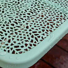 GHHZZQ Tavolo Pieghevole da Balcone Anti Ruggine Regolabile Tavolo da Patio Domestico Tavolo da Bar Sospeso Portafiori Pieghevole Utilizzare per Ringhiera (Color : Pink)