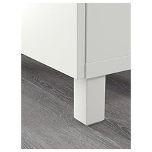 BESTÅ combinazione di stoccaggio con ante/cassetti 120x40x74 cm Lappviken bianco