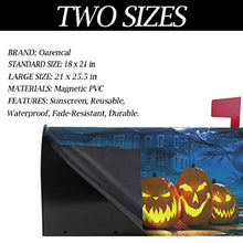 Halloween mailbox copre zucche magnetiche e palazzo infestato giardino giardino giardino giardino decorazione casa dimensioni standard 53,3 cm x 45,7 cm