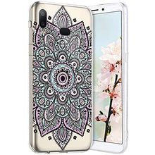 Robinsoni Cover per Samsung Galaxy A6S Cover Silicone Galaxy A6S Case Trasparente Custodia in Gomma Morbido TPU Flessibile Caso Antiurto Caso Colorato Case Ultra Sottile Anti-Graffio Bumper Cover