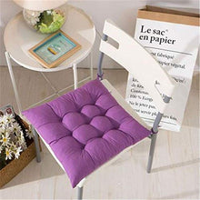 Pillowcase Cuscino per Sedia da Pranzo, Cuscini per Interni ed Esterni, Cuscino per Sedia Imbottito con Cravatta, Cuscino per Sedia da Giardino, Cuscino per Sedia da Pranzo 40x40 cm (Rosso) 2 X