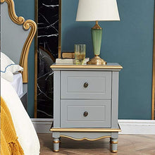 Comodini Semplice Comodino singolo Comodino Rustico Comodino in legno massello Mobili Camera Da Letto Comodino Governo di immagazzinaggio Comodino con cassetto ( Color : Gray , Size : 60x38x49cm )