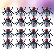 TOYANDONA 60Pcs Mosche False Giocattoli di Plastica Fly Scherzo Mosche Scherzo Giocattoli per Bomboniere Bomboniere (Nero)