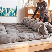 QXTT Materasso Futon Tatami Pieghevole Matrimoniale Giapponese Materasso Letto Futon Portatile Tatami Morbido Allevia Il Mal di Schiena Materasso per Residenza Studentesca Casa,Grey-120 * 200cm