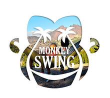 Monkey Swing amaca leggera (275x140 cm) con 2 X 300kg cordoni, 2 X Chiusura a moschettone, Outdoor Trekking & Campeggio Hammock, Amaca da Viaggio, Travel Hammock, giardino, spiaggia