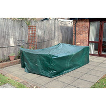 Draper 76234, Telo di copertura per tavoli da esterno, Verde, 270 x 206 x 105 cm (L x A x P)