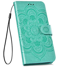 Robinsoni Custodia Compatibile con Samsung Galaxy M30 Cover Libretto Galaxy M30 Cover Portafoglio Pelle PU Antiurto Cover Silicone Morbido Custodia Taccuino Cover Foglio Flip Custodia Fiore 3D Cover