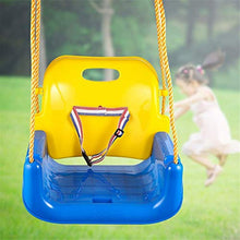 Jtoony, sedia a dondolo per bambini, sedia a dondolo in PP di sicurezza per appendere la sedia a dondolo per bambini, giocattolo per la casa e il giardino all'aperto