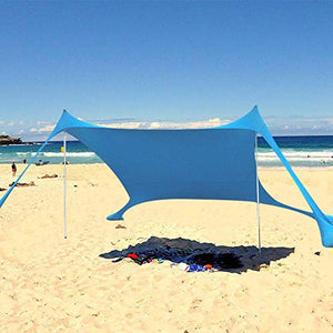 Wapern Tenda da Spiaggia con Tettuccio Parasole 210 * 210 * 160cm