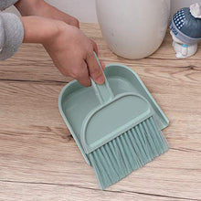 Toyvian Mini scopa e set di spazzaneve per la pulizia della gabbia nido di casa Desktop Pets (blu)