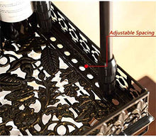 IAIZI Metallo Soffitto Wine Rack Bagagli, Cremagliera, Bronzo Nero Vino Calice Calici Di Vetro, Attaccatura Del Supporto Di Bar Mensola La Decorazione Di Wine Glass ( Size : 120×35cm )