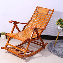 Reclinabili Bamboo Sedia a Dondolo Bambino Sedia Pieghevole per Adulti Casa Poltrona Sedia Cool Sedie Fretta Sedia anziana Pranzo Pranzo Pranzo Sedia
