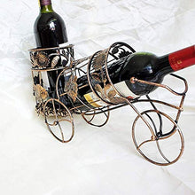 LHQ-HQ cremagliera europea del vino, arte di ferro, supporto di bottiglia di vino, bronzo, vite auto in ferro battuto, Wine Rack di esposizione del supporto in dispensa Cantina Cucina Soggiorno Standi