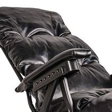IlGruppone Sdraio INCLINABILE Ecopelle Sedia Poltrona Made in Italy Imbottita Giardino Interno Esterno Nera O Rossa