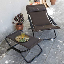 Lafuma Sgabello/Poggiapiedi, Next, Air Comfort, Grigio talpa, LFM2584-7057
