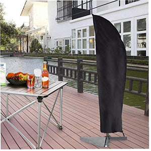 Protezione parasole Copertura grande ombrello Semicabina UV-Anti antivento per sbalzo Parasol