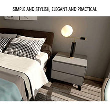 QWERTYUIOP Armadietto da Comodino Nordico Piccolo Armadietto alla Moda Armadio Ad Angolo Letto Semplice Camera da Letto con Cassettiera Nuovo Design Simple Life (Nero Opaco Puro)