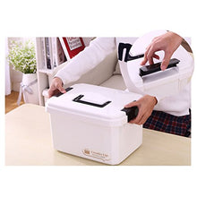 ZUJI Armadietto Medicinali Multi-Strato Scatola per Medicinali Portatile Medica Cassetta di Pronto Pillola Stoccaggio Astuccio, 18L