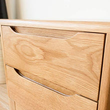 LSX-Comodino Comodino in Rovere in Legno, armadietto per armadietti Armadio per Alimenti Armadio ad Angolo Camera da Letto Mobili in Legno Moderno Semplice 42x40x50cm OYO