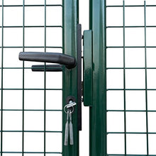taofuzhuang Cancello a Rete per Giardino 415 x 250 cm / 400 x 200 cm Articoli di ferramenta Barriere e recinzioni Cancelli