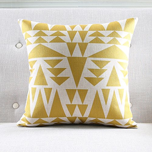 MEILING Nordic semplici Geometriche Divano Cuscino di Cotone Canapa Spessa Decorativi Cuscini Arte Pillow (Dimensioni : 45 Cm)