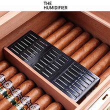 Accessori e umidificatori per sigari Cigar Cabinet A Doppio Strato Alto-Trasparente Piano Tetto Apribile Humidor Cedar Legno Vernice di Alta qualità in Legno Regalo Migliore
