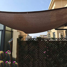 WXQIANG 90% Nero Ombra Panno Bordo Nastrate con Occhielli, Stanza del Sole Tetto Ombra Net Resistente ai Raggi UV Traspirante - Brown Protezione Solare, Isolamento Termico (Size : 2×3M)