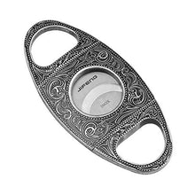 AUEDC Cigar Cutter, in Acciaio Inox taglierina di Sigaro Doppia Lama Merletto dell'Annata Portatile dell'Acciaio Inossidabile Ghigliottina per Padre e Il miglior Regalo Boyfriend,Argento