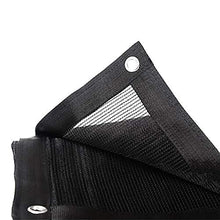 Panno Oscurante Nero, Telone Parasole con Oscurante UV al 75% con Occhielli in Acciaio Inossidabile, Ideale for Serra di Piante da Giardino, 80 G/M² (Size : 4×2.1m)