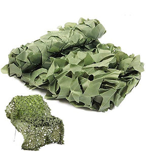 AWCPP Camo Netting Shading Net Net Camouflage Shade Net | Tenda da Campeio Pure Green Verde Air Defense Mountain Green Outdoor Sun Sunshade Network,Verde,5 * 6M.