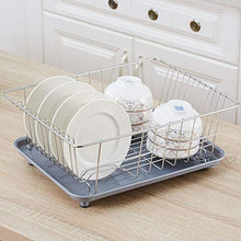 LYM &ripiano di stoccaggio Scaffale da Cucina, Scaffale for Piatti in Acciaio Inossidabile Scolapiatti Piatti Stoviglie Stoviglie Contenitore for stoviglie Scaffale di Finitura
