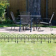 Recinzione del Giardino più Nuovo di Stile retrò, 5pcs Paesaggio Ruggine Proof Plastic Decoration Garden Border Border, Design con antigelo Fences Protective Fences Barriera Bordatura per Fiore
