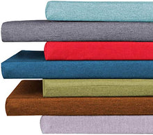 Waigg Kii - Cuscino per panca da giardino, 5 cm, per interni ed esterni, 2 3 4 posti, 100/120/150 cm, per panca da pranzo (rosso, 70 x 40 x 5 cm)
