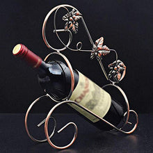 LHQ-HQ Titolare Retro Bronzo di Stile del Vino della Foglia di Acero del Vino del Supporto della cremagliera Piuttosto Ornamenti Home Accessori Bicchieri