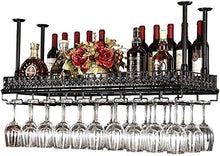 DYB Portabicchieri Continental Portabicchieri da Vino Portabicchieri Portabicchieri Creativo da Appendere a Testa in Giù Portabicchieri Portabottiglie Forte capacità di carico (Dimensioni: 60 cm)
