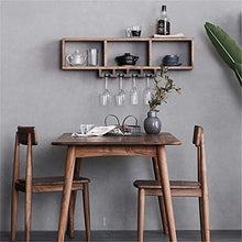 Leifeng Tower Classico Wine Rack Governo del Vino Parete Bottiglie di Vino e portaocchiali, Naturale Bagagli Legno Appeso Magazzinaggio Uso for Il Salone/Cucina/Bar/Ristorante 90 Centimetri