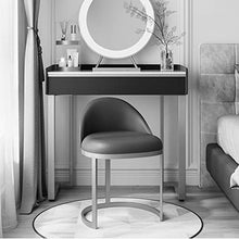 Vanity Chair Vanity Sgabello trucco schienale della poltrona moderna trucco Sgabello Camera Dressing Table sedia di modo creativo Bar Dressing Sgabello ( Color : Brown , Size : 44*47*61cm )