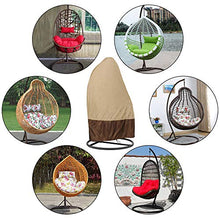 æ— Copertura per sedia a uovo da appendere per patio, impermeabile, resistente, per sedia a dondolo da esterni, protezione per mobili da giardino